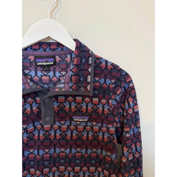 Patagonia Women’s Micro-D Snap T Fleece Aztec Pullover Sz S - Picture 5 of 9